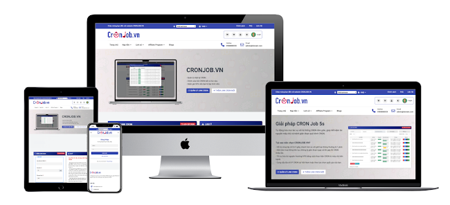 [CRONJOB] Thiết kế website CRONJOB 1S